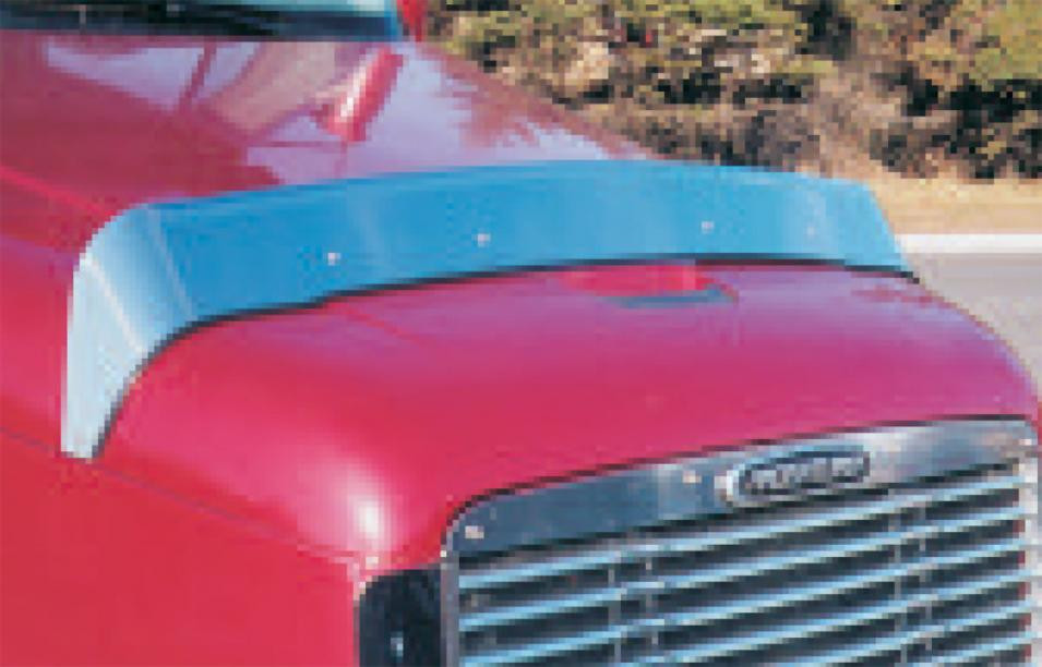 2005+ Freightliner Century Stainless Steel Hood Shield Bug Deflector