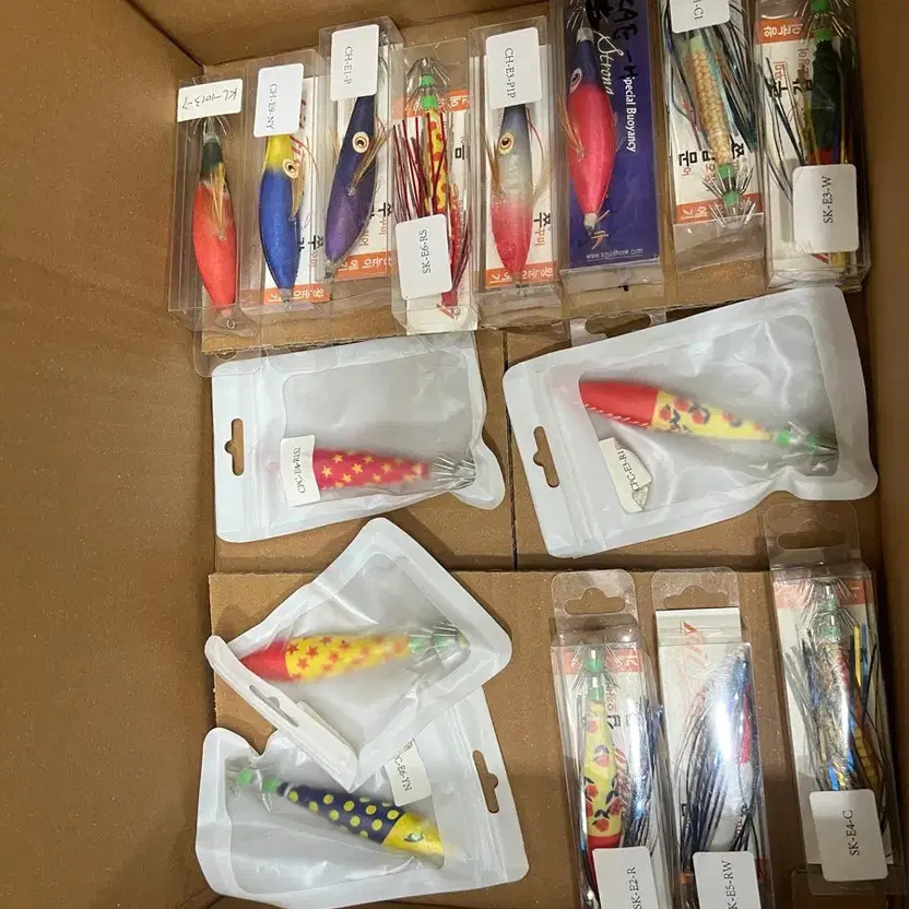 Unopened Squid & Cuttlefish Fishing Bait Set Official