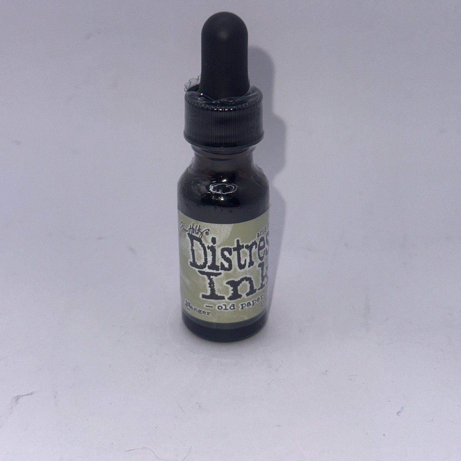 New Tim Holtz Distress Re-Inker Refill Ink OLD PAPER  .5 fl oz Acid Free