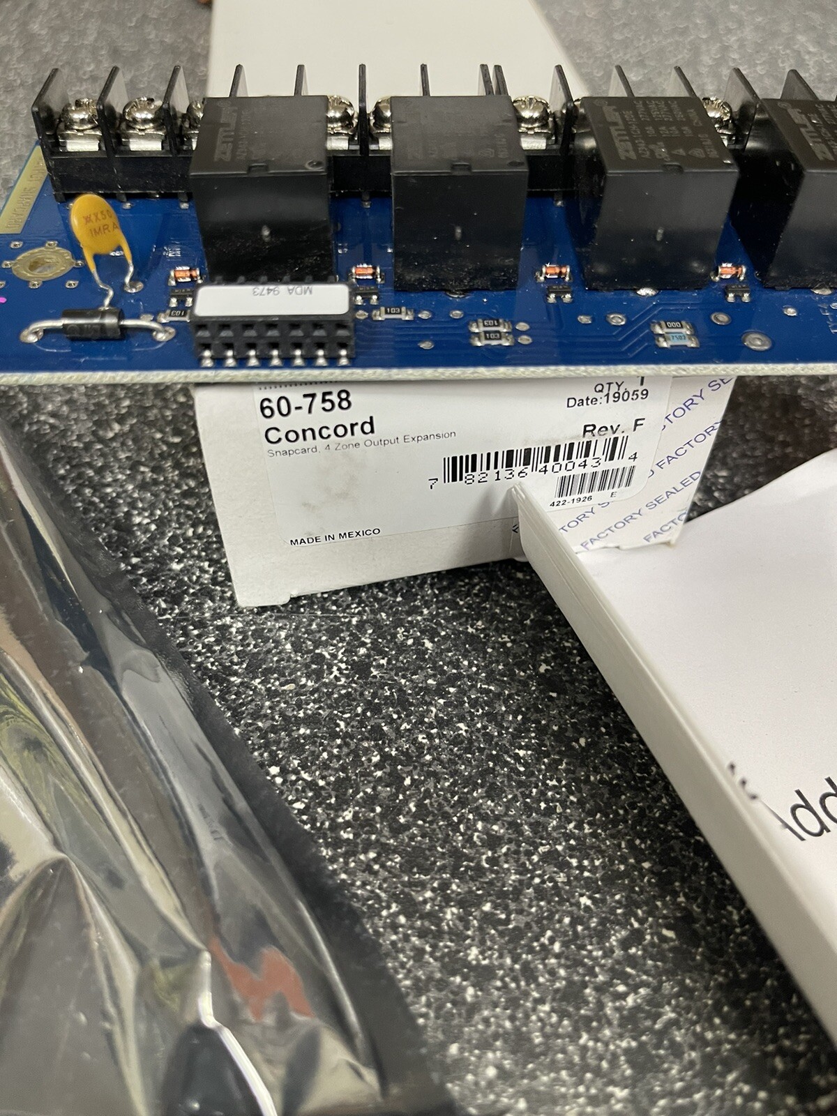 Interlogix 60-758 SNACARD 4 ZONE OUTPUT