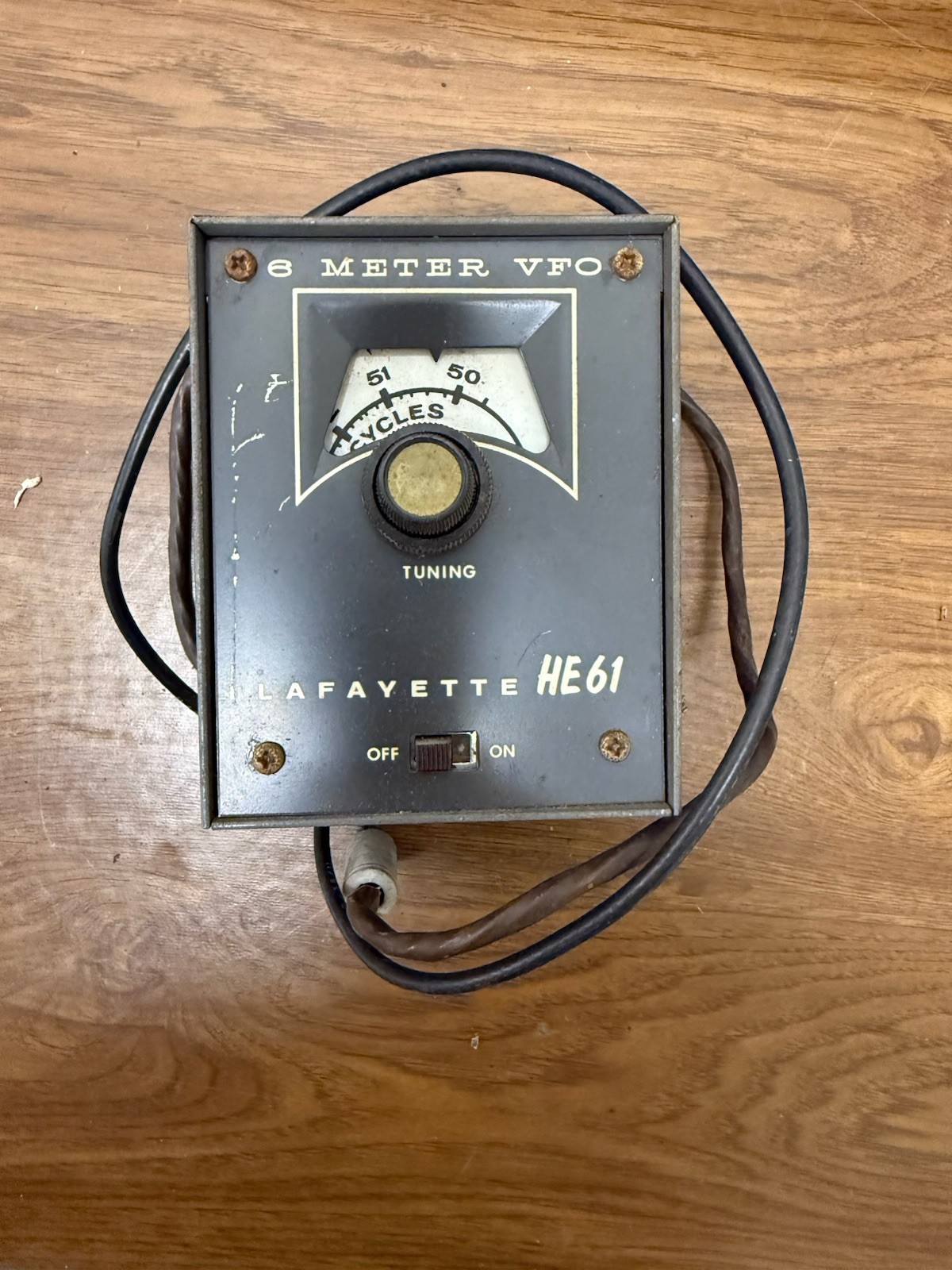 Lafayette Vintage Tester HE61 6 Meter VFO Untested