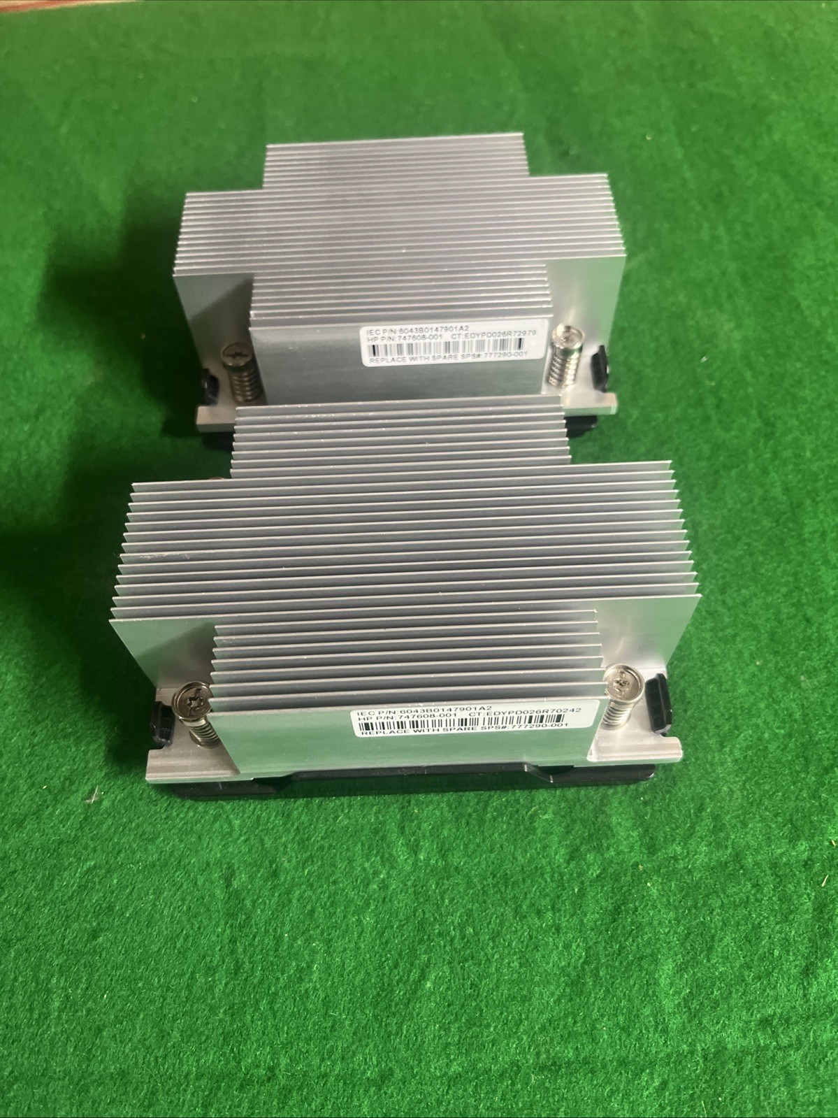 Lot Of 2: 777290-001 HP DL380G9 HEATSINK 747608-001 @2E