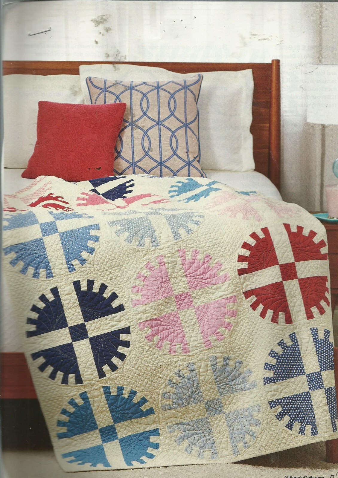 E0041  A STUDY IN COLOR  QUILT PATTERN/INSTRUCTIONS