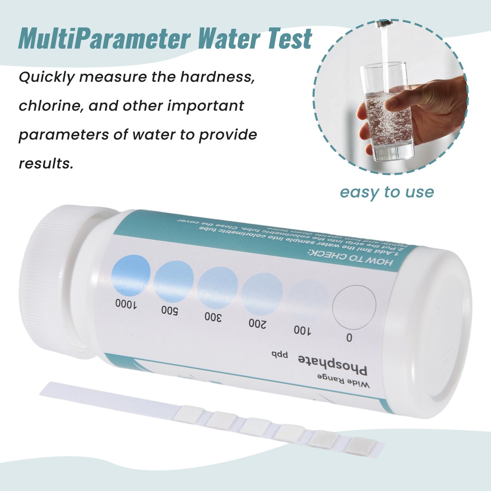 Swimming Pool Water Test Phosphate Detection Strips Fast &Precise Water3657