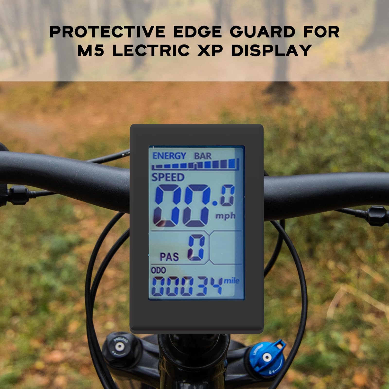 Protective Edge Guard for M5 Lectric XP Display Cover,Soft Black