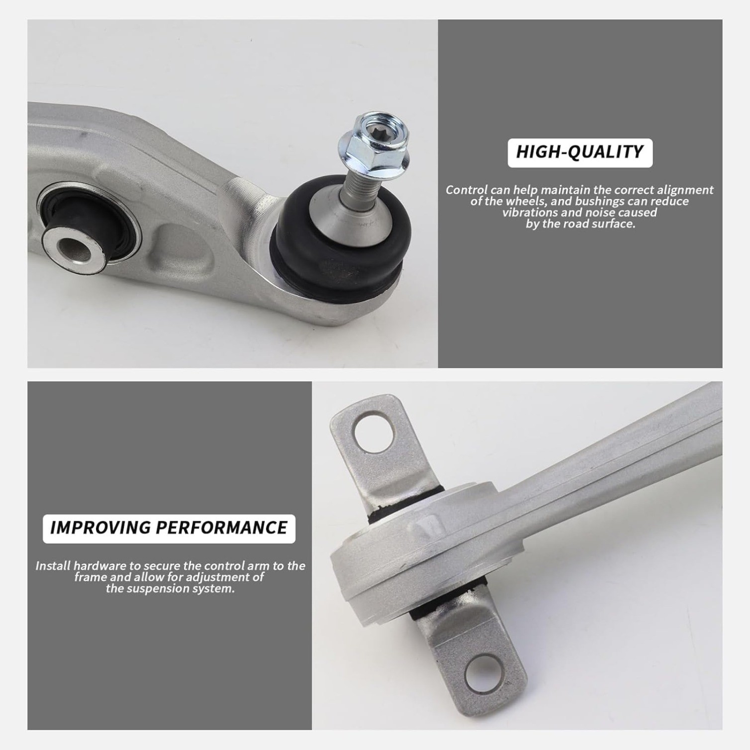 2PCS 104434100D Front Lower Control Arm For Tesla MODEL 3 (5YJ3)