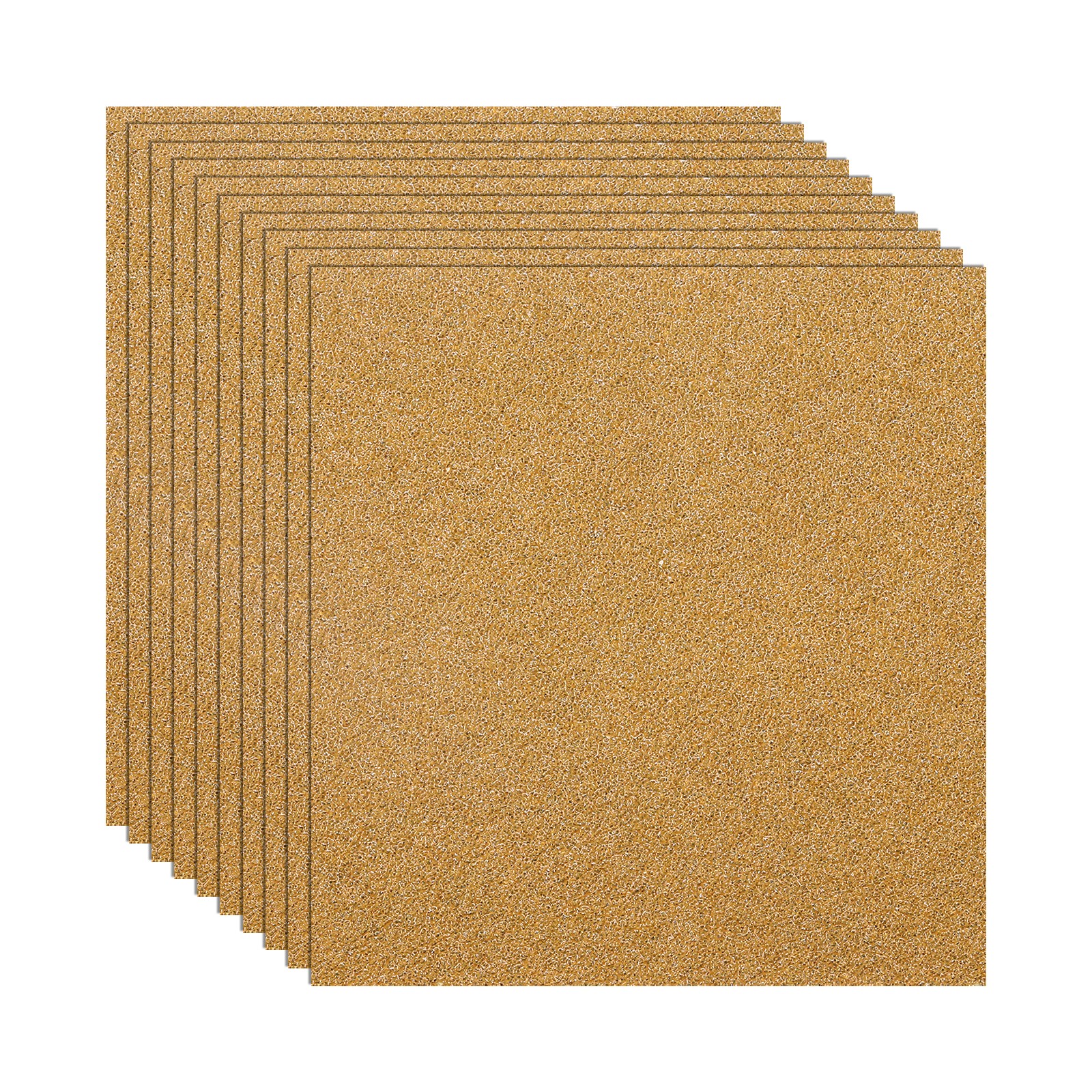 10 Pack 4.2" x 4.5" Sandpaper, 60 Grit Sand Papers for Wood Furniture Floor