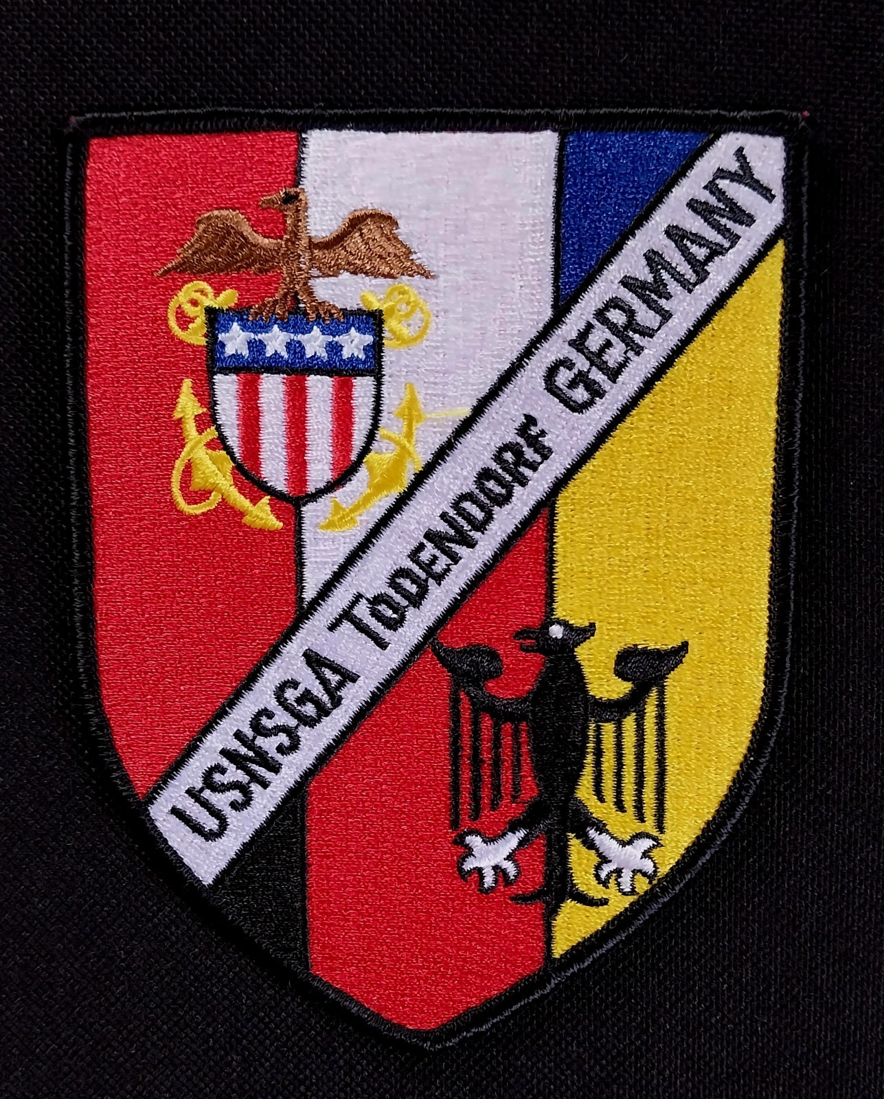 Naval Security Group Activity USNSGA TODENDORF GERMANY USN Military Navy Patch