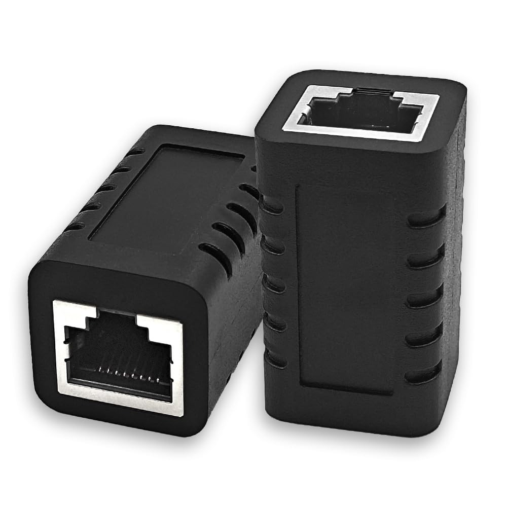 RJ45 Coupler Ethernet Cable Extender Female to Female Connector Cat7 Cat6 Cat...