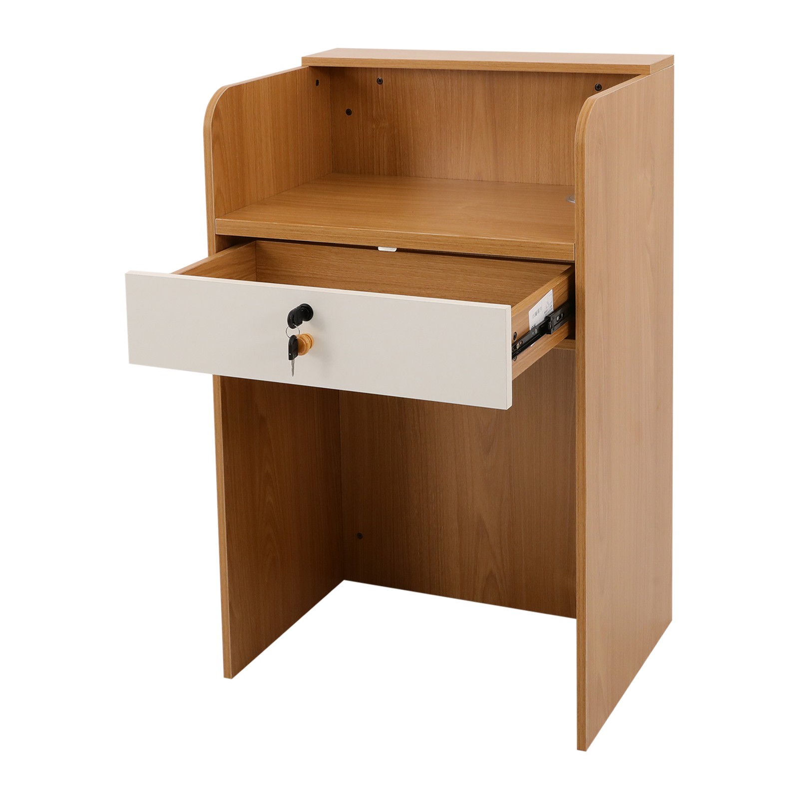 Modern Reception Desk Reception Desk For Checkout Reception Counter 60cm NEW