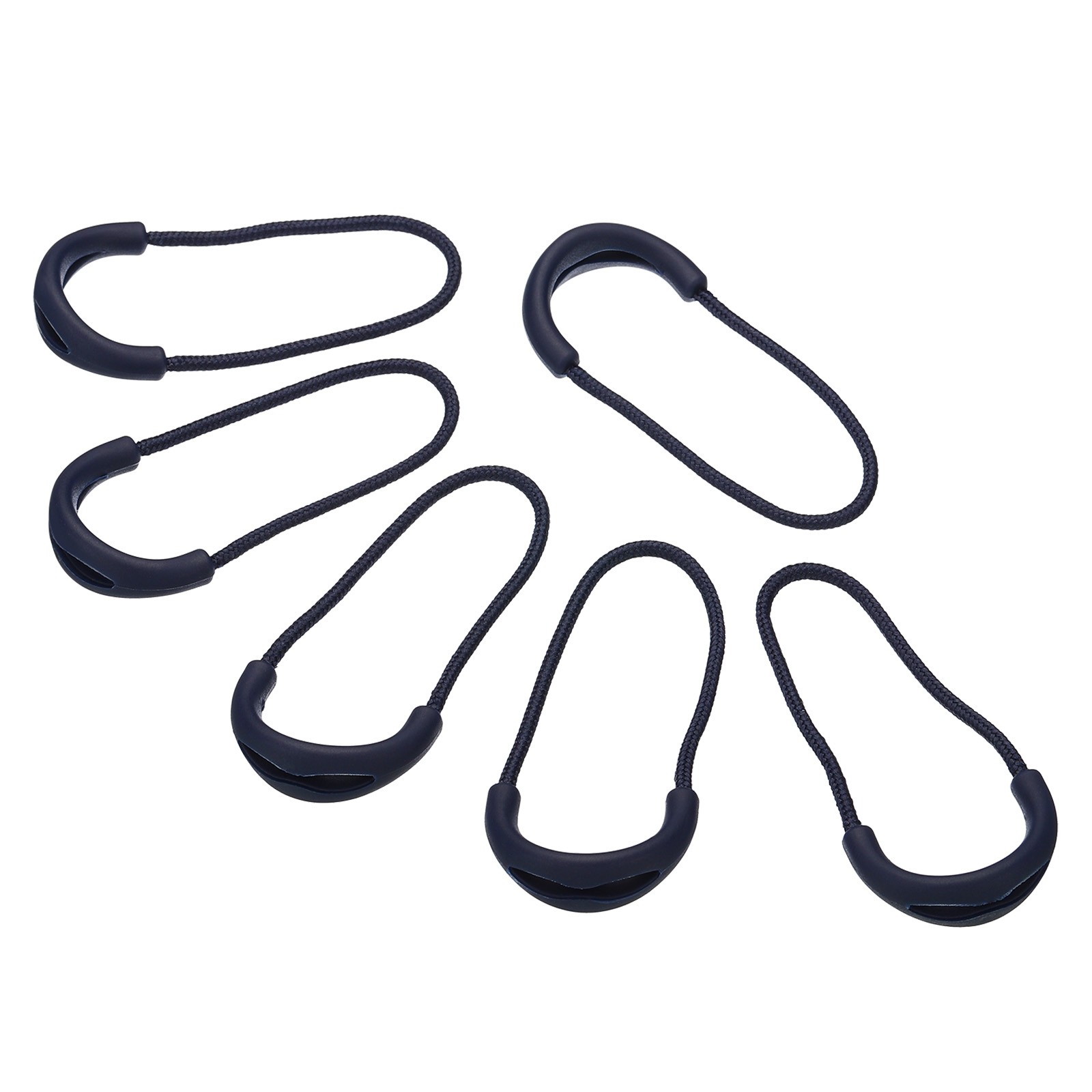 Zipper Pulls Replacement 10pcs Extension Cord Handle Tag Extender Dark Blue