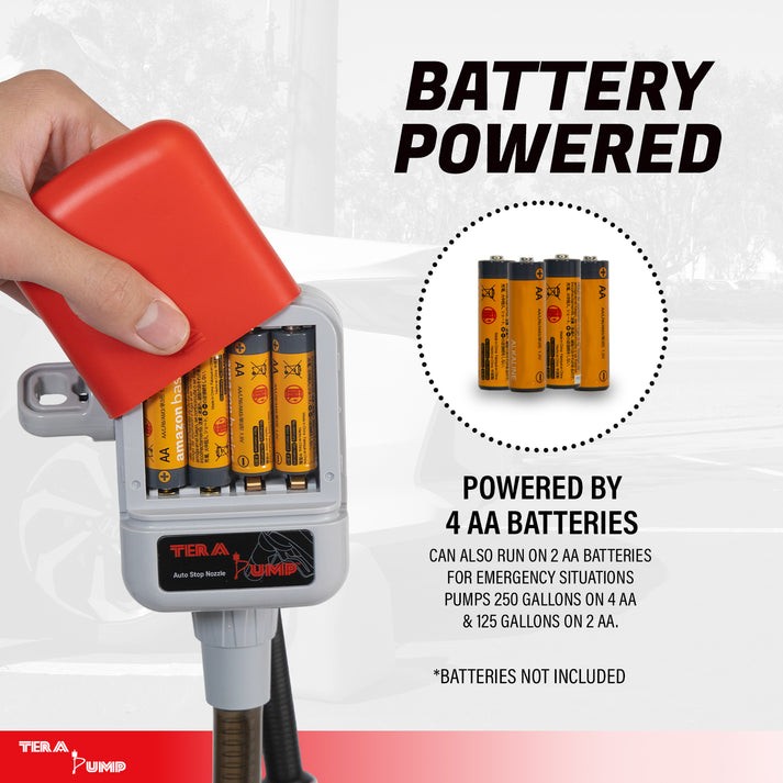TRFA03 - Battery PoweredFuel Transfer Pump | 2.6GPM | Universal GasAdapters