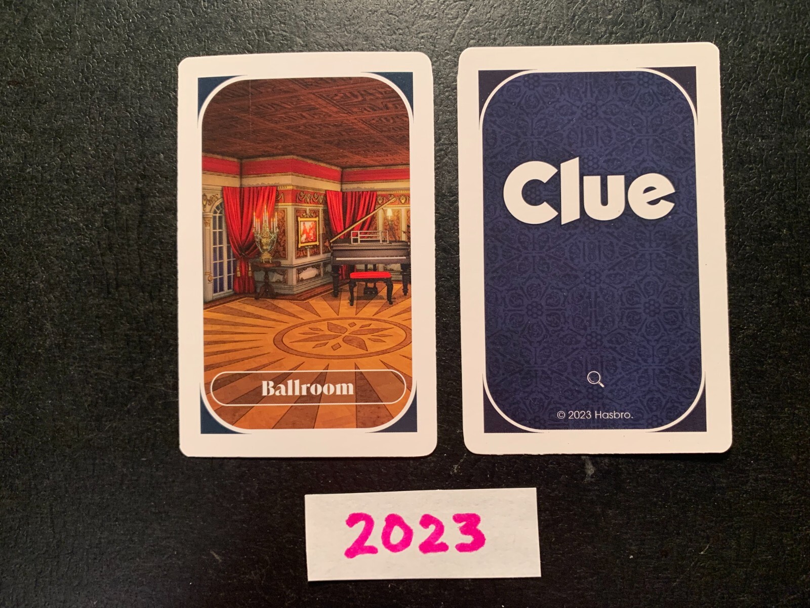 Clue  2023   Ballroom   Location Card  Game Replacement Pieces