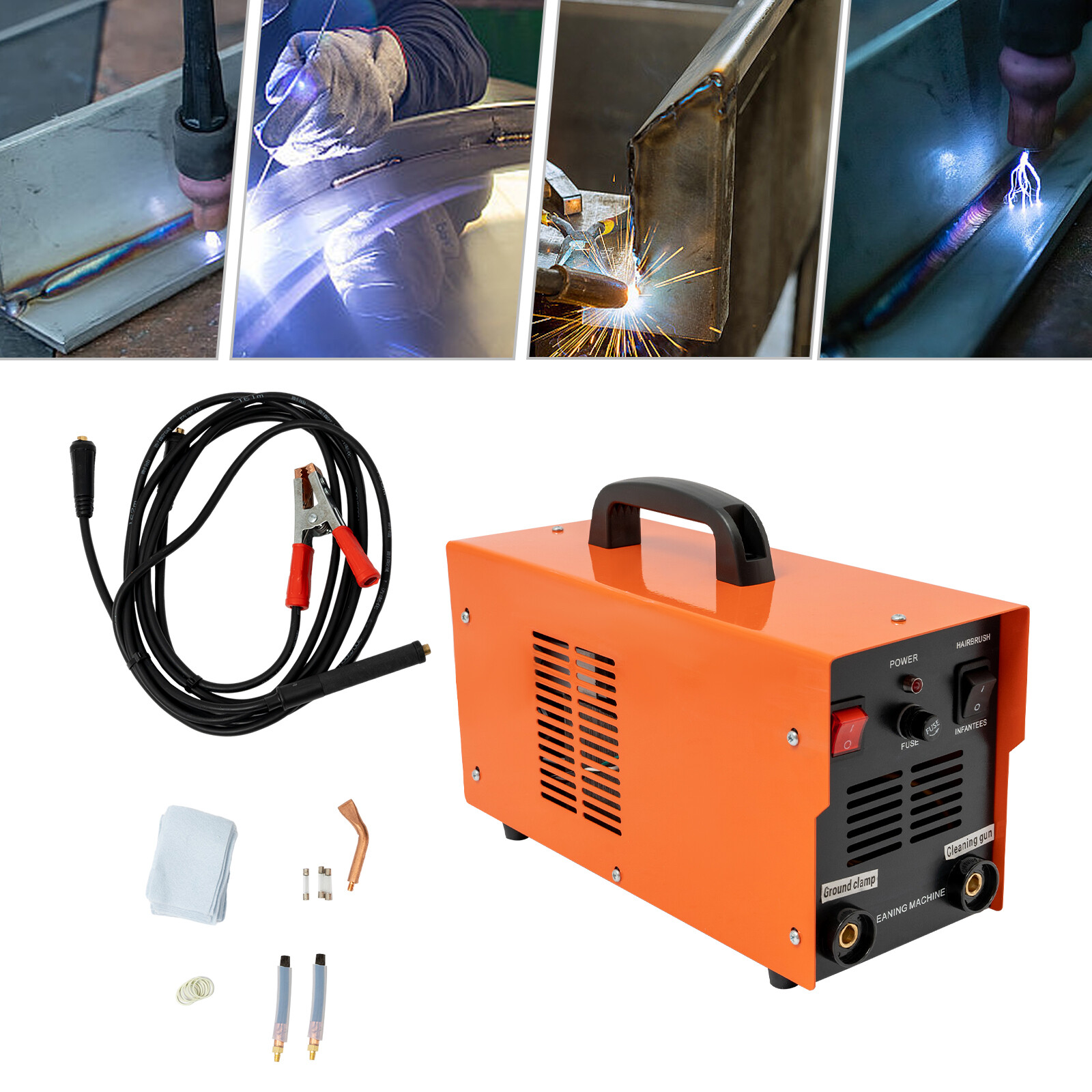 1200W Welding Bead Processor Argon Arc Laser Metal Welding Spot Cleaning Machine