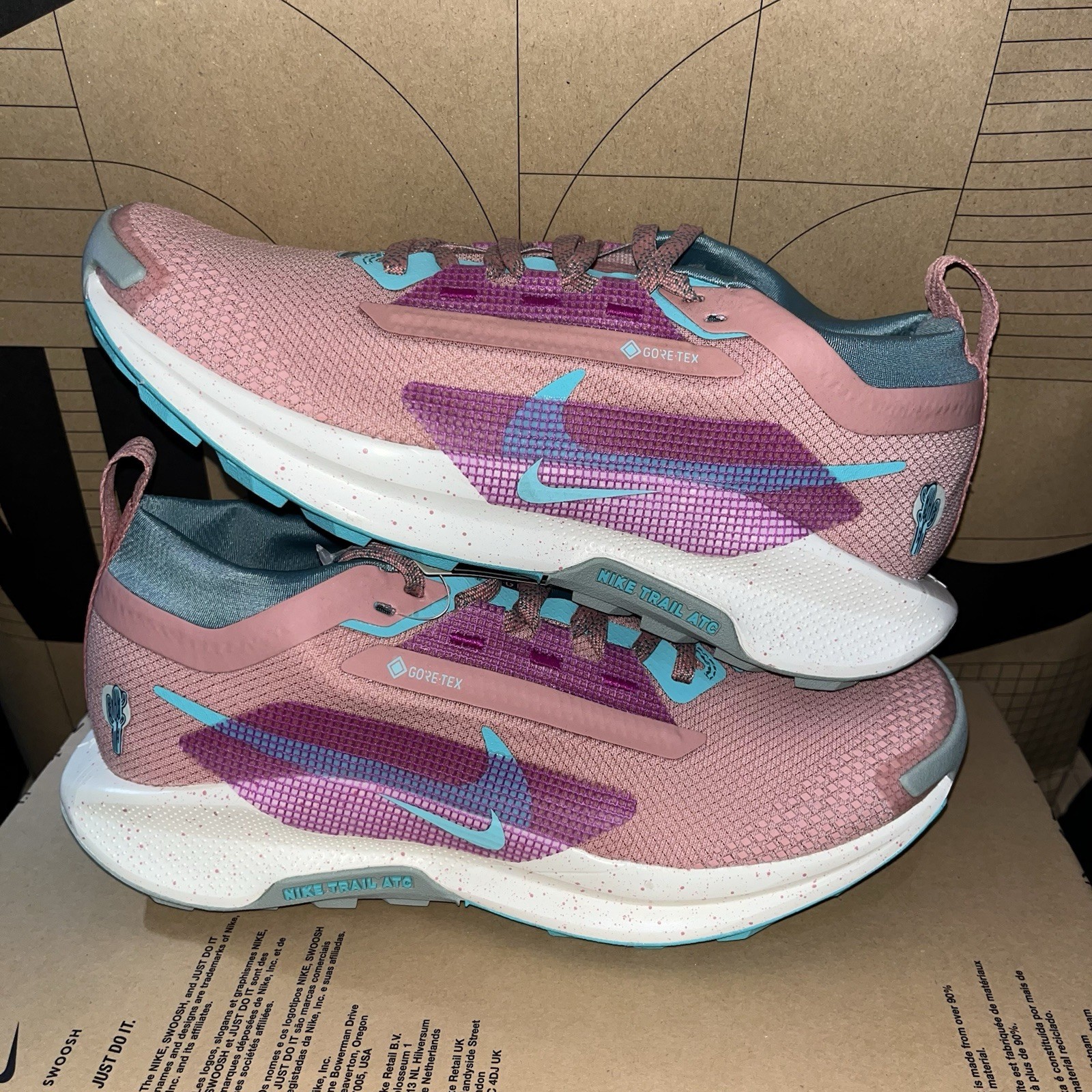 NEW Nike Pegasus Trail 5 GTX Gore-Tex Red Stardust NBY FQ0912-600 Women Size 7