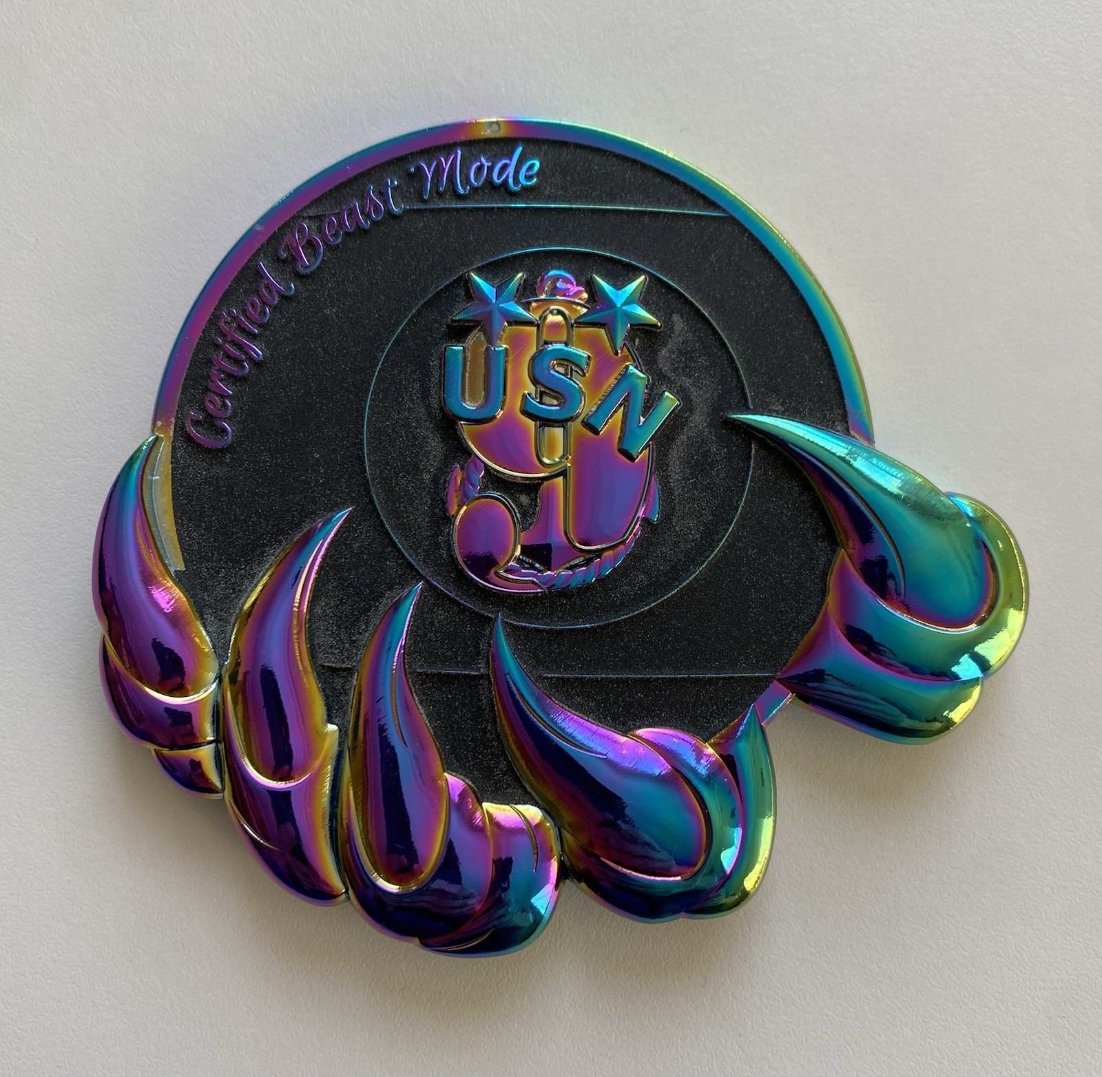Awesome US Navy Master Chief Petty Officer “Beast Mode” MCPO Challenges Coin