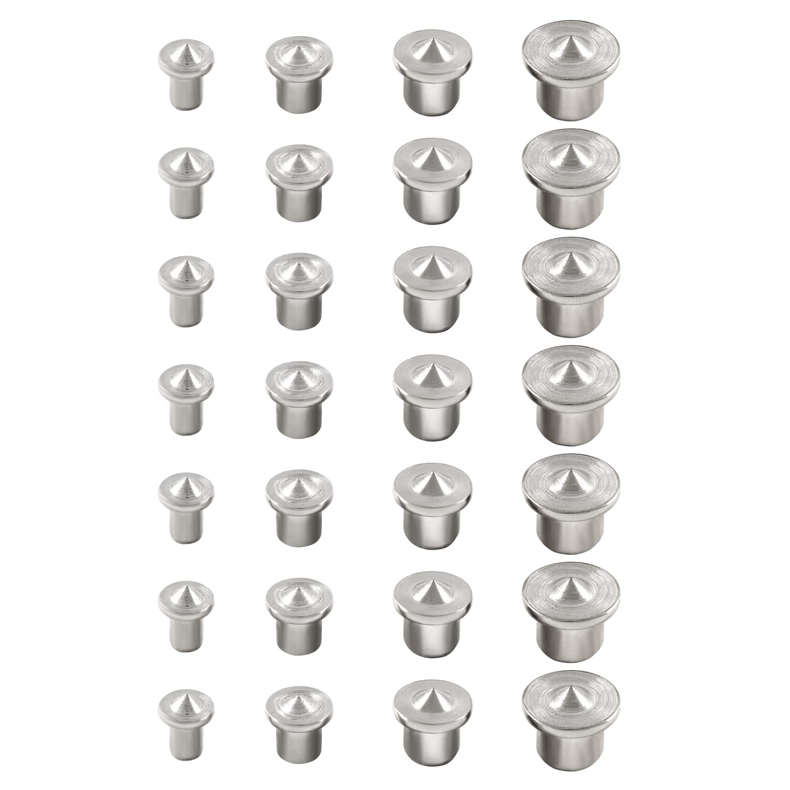 Dowel Tenon Center Transfer Plugs Set Solid Marker Pins 4 Sizes 40 PCS