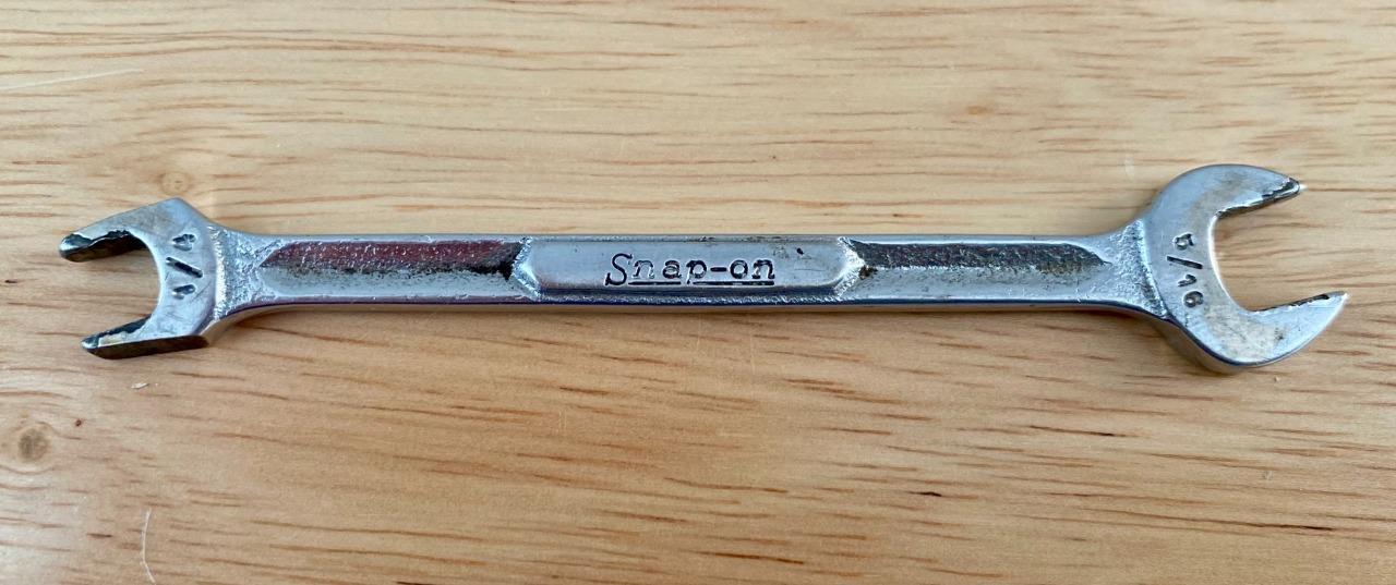Snap On V 3810 Open End Wrench 5/16 & 1/4