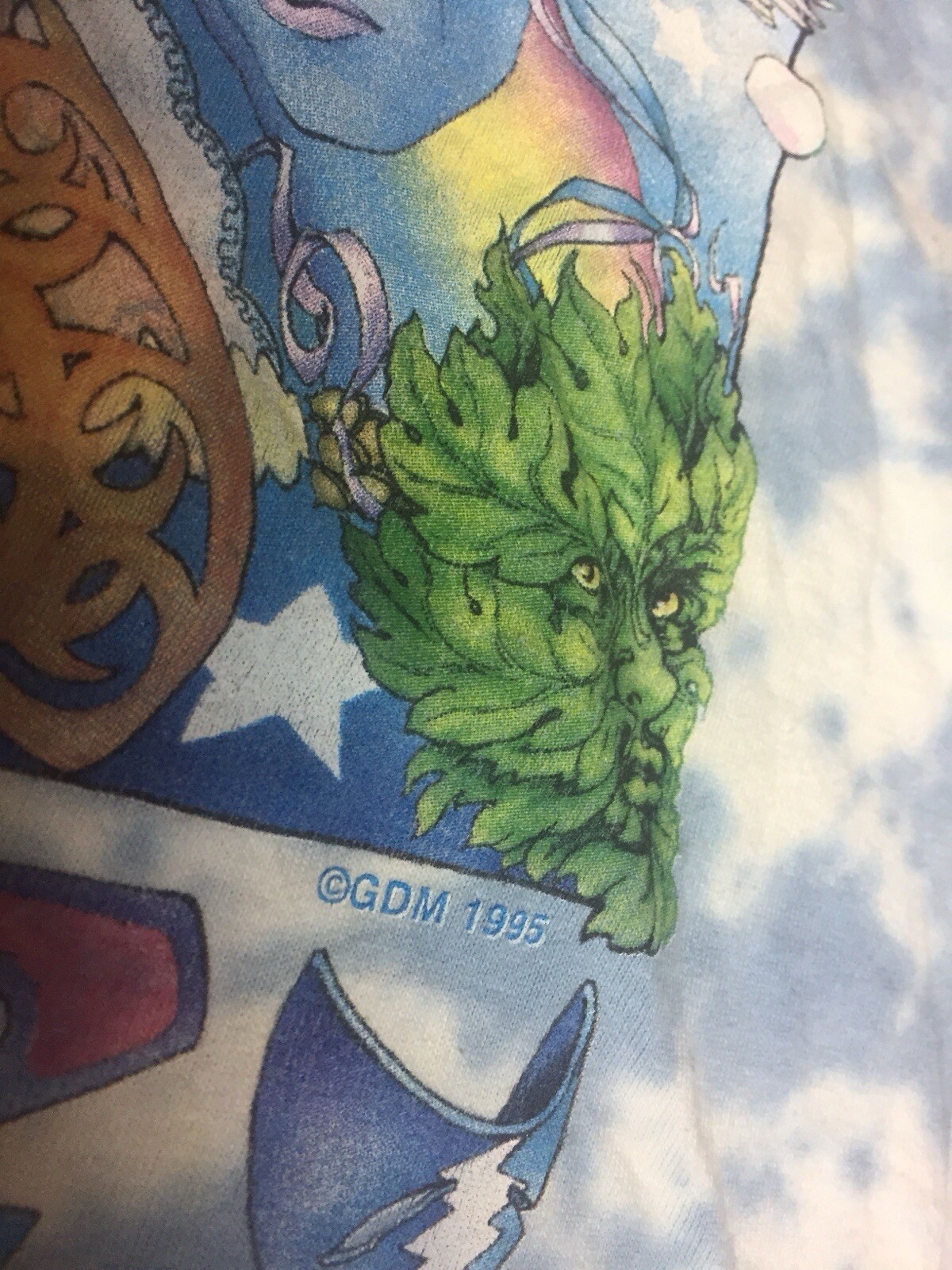 Vintage 1995 Grateful Dead Tour Shirt Mardi Gras Holy Grail Rare GDM - Size XL