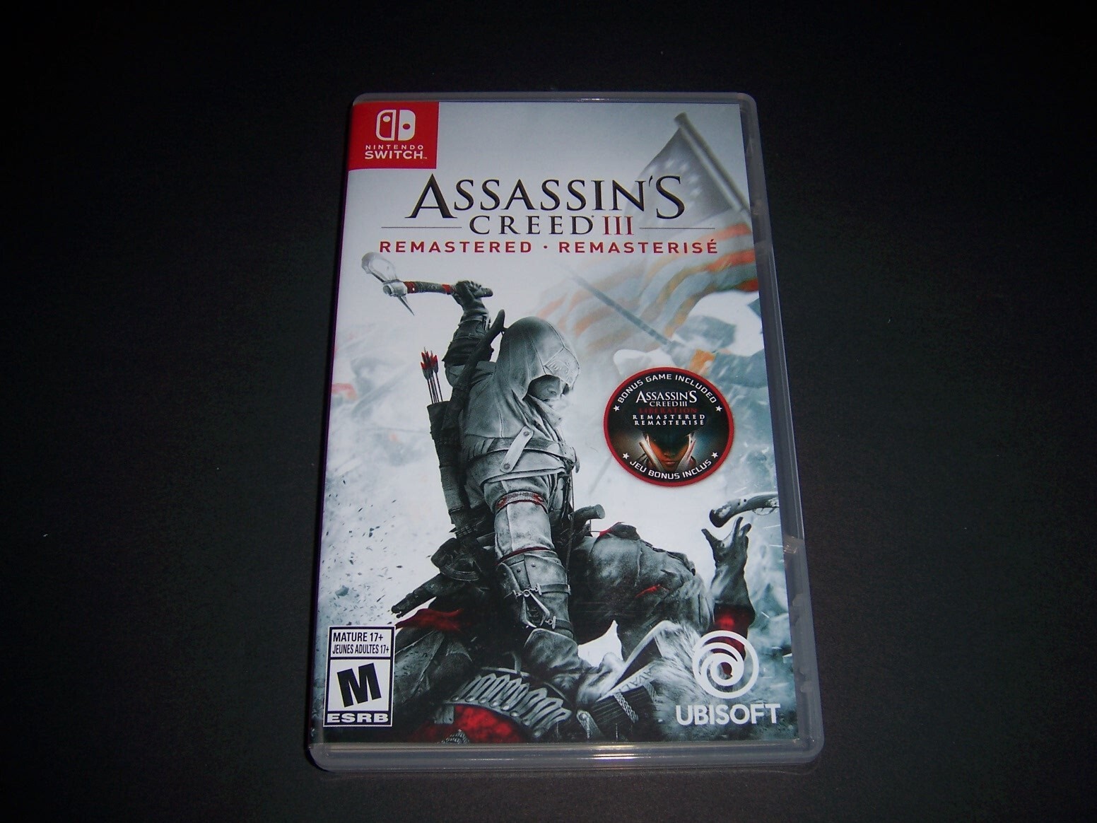 Authentic Case ONLY Replacement Nintendo Switch Assassin's Creed III Remastered