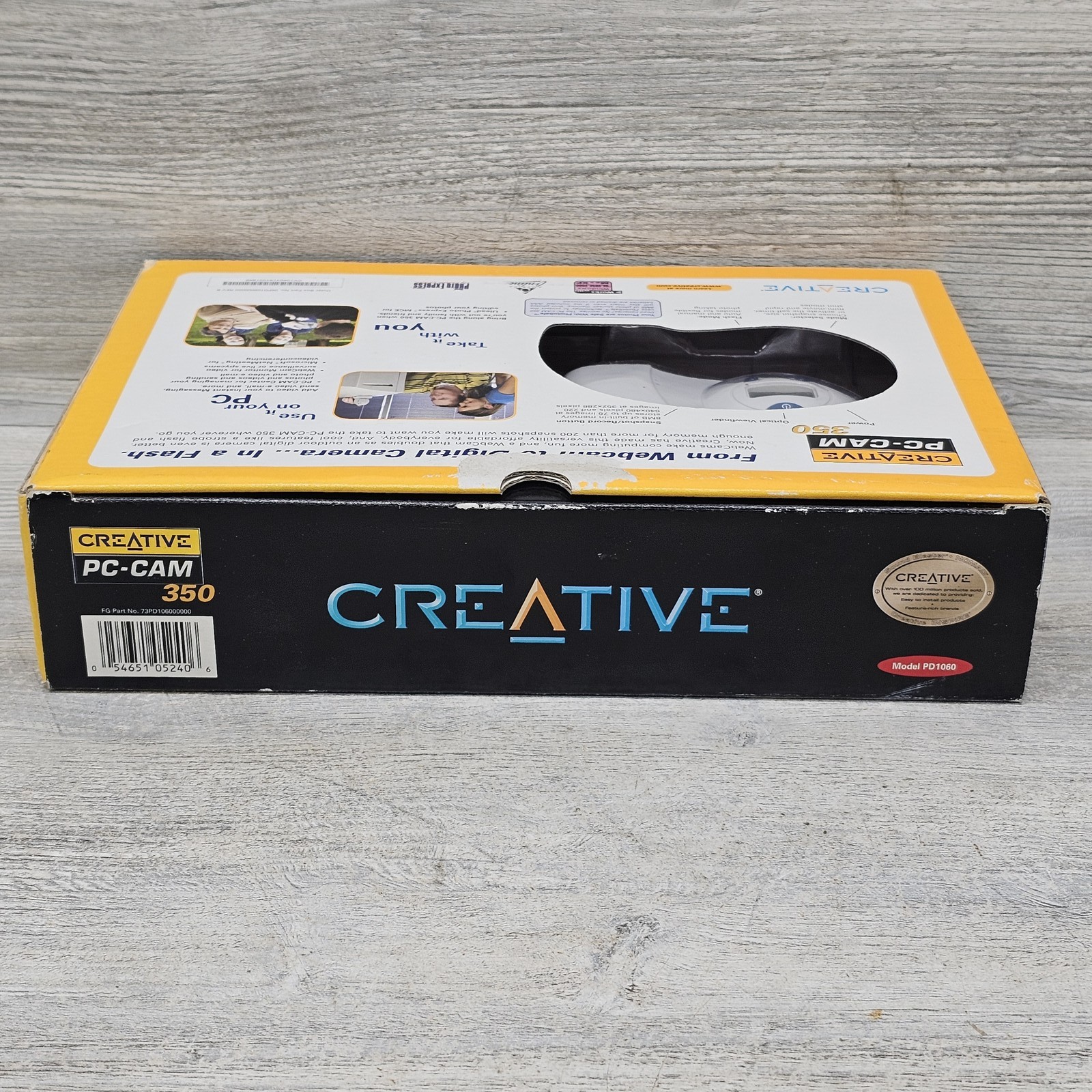 Creative PC-CAM 350 Webcam & Digital Camera with Strobe Flash USB 8MB Memory NEW