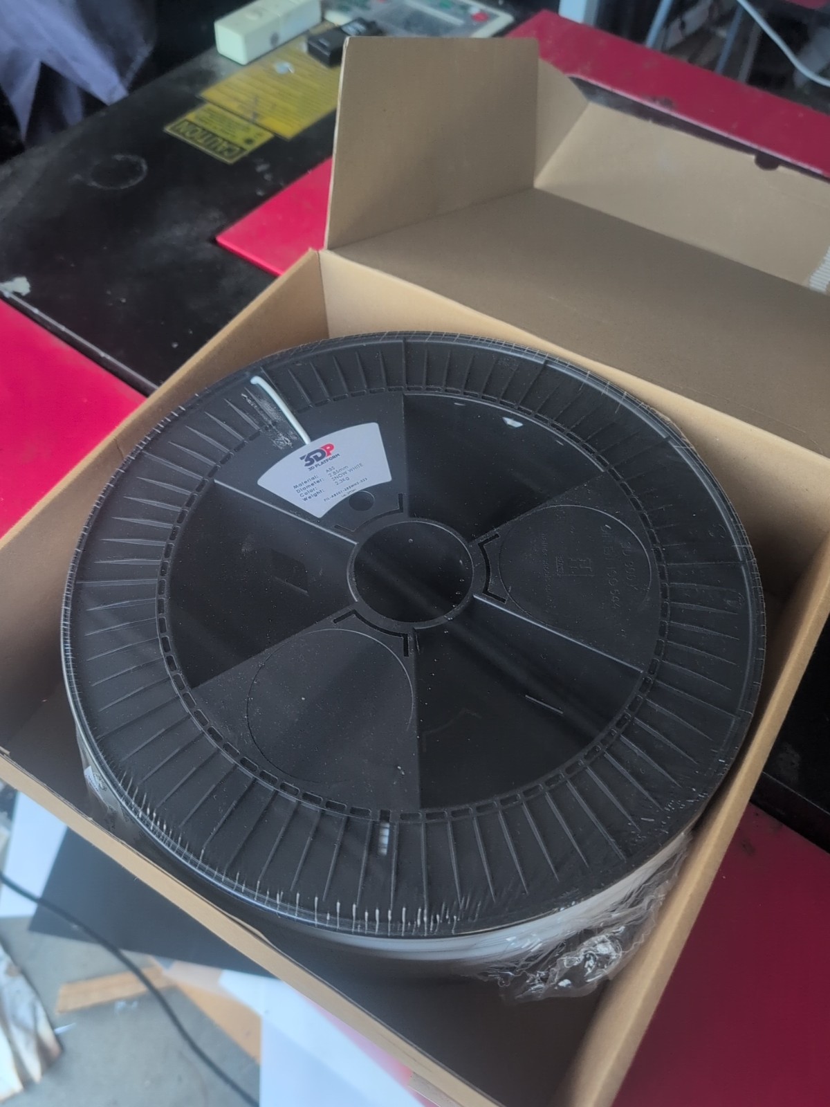 3D Platform IRON GREY Printer Filament 2.3Kg ~ 2.85mm ~  FIL-ABSX01-285GY1-023