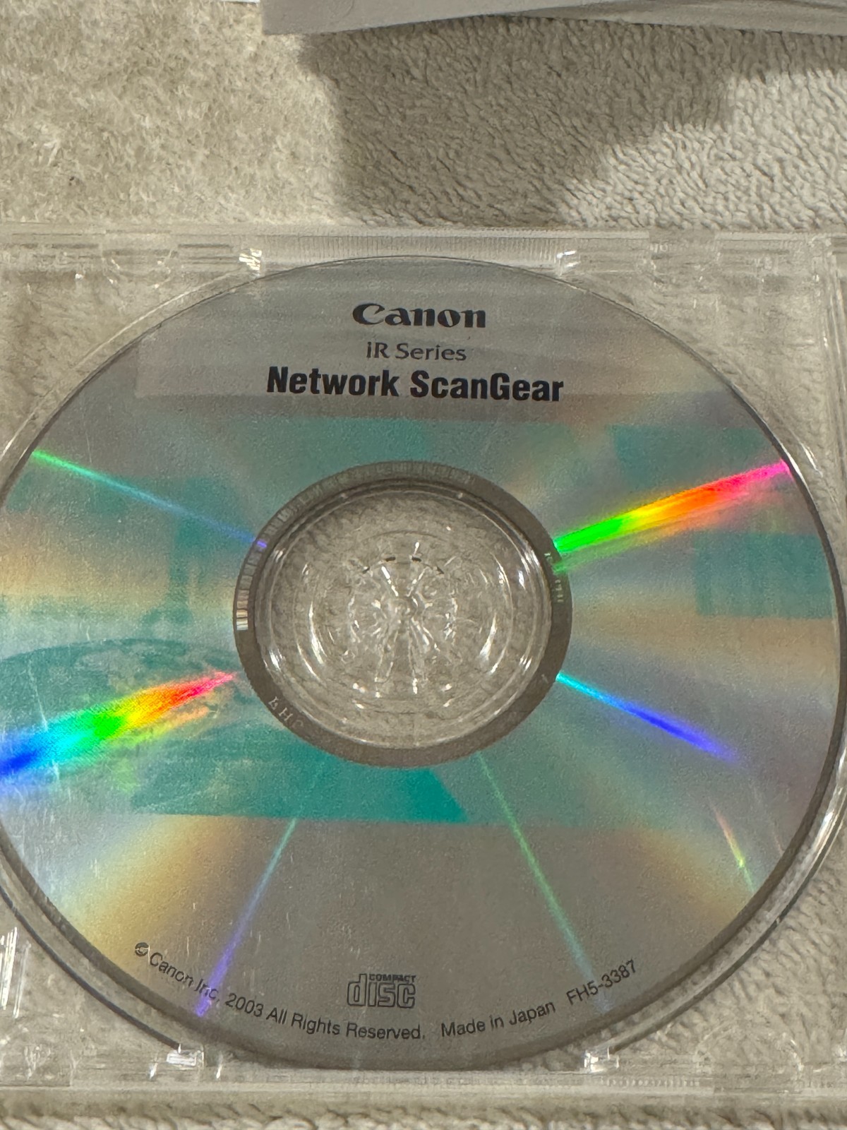 Canon IR Series Network ScanGear CD - CD ONLY NEW/SEALED!!!