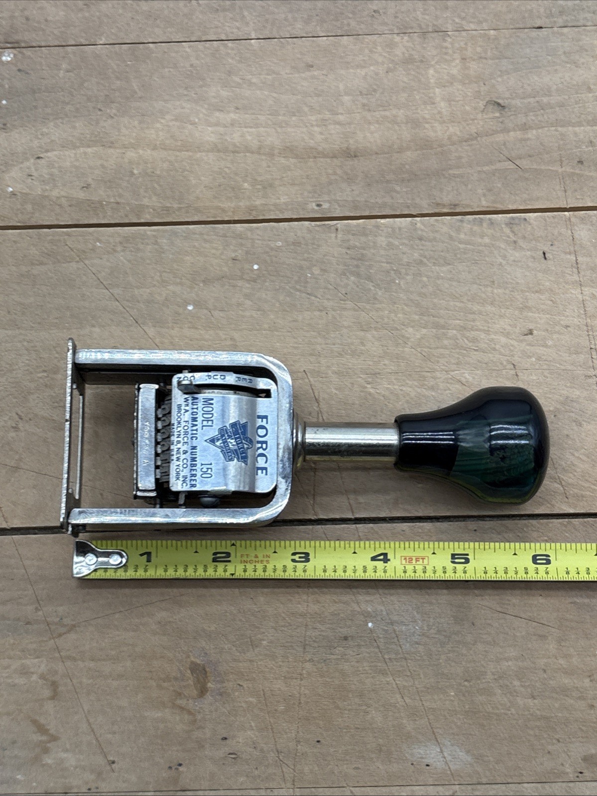 VTG Force Model 150 Automatic Numberer Ink Stamp