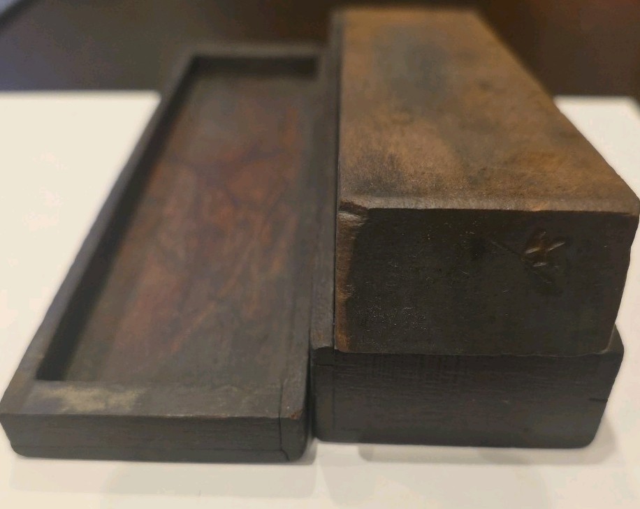 VTG Norton Washita Or Hindostan Oilstone In Wooden Box Sharpening Stone 8"x2"