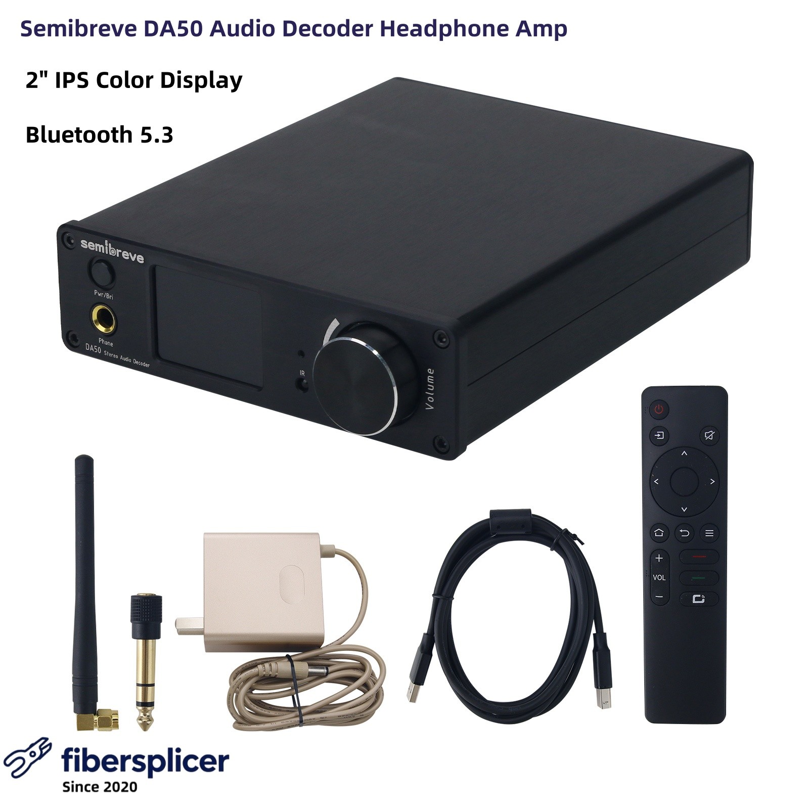 DA50 Stereo Audio Decoder Headphone Amp w/ AK4499EX & USB Interface Semibreve