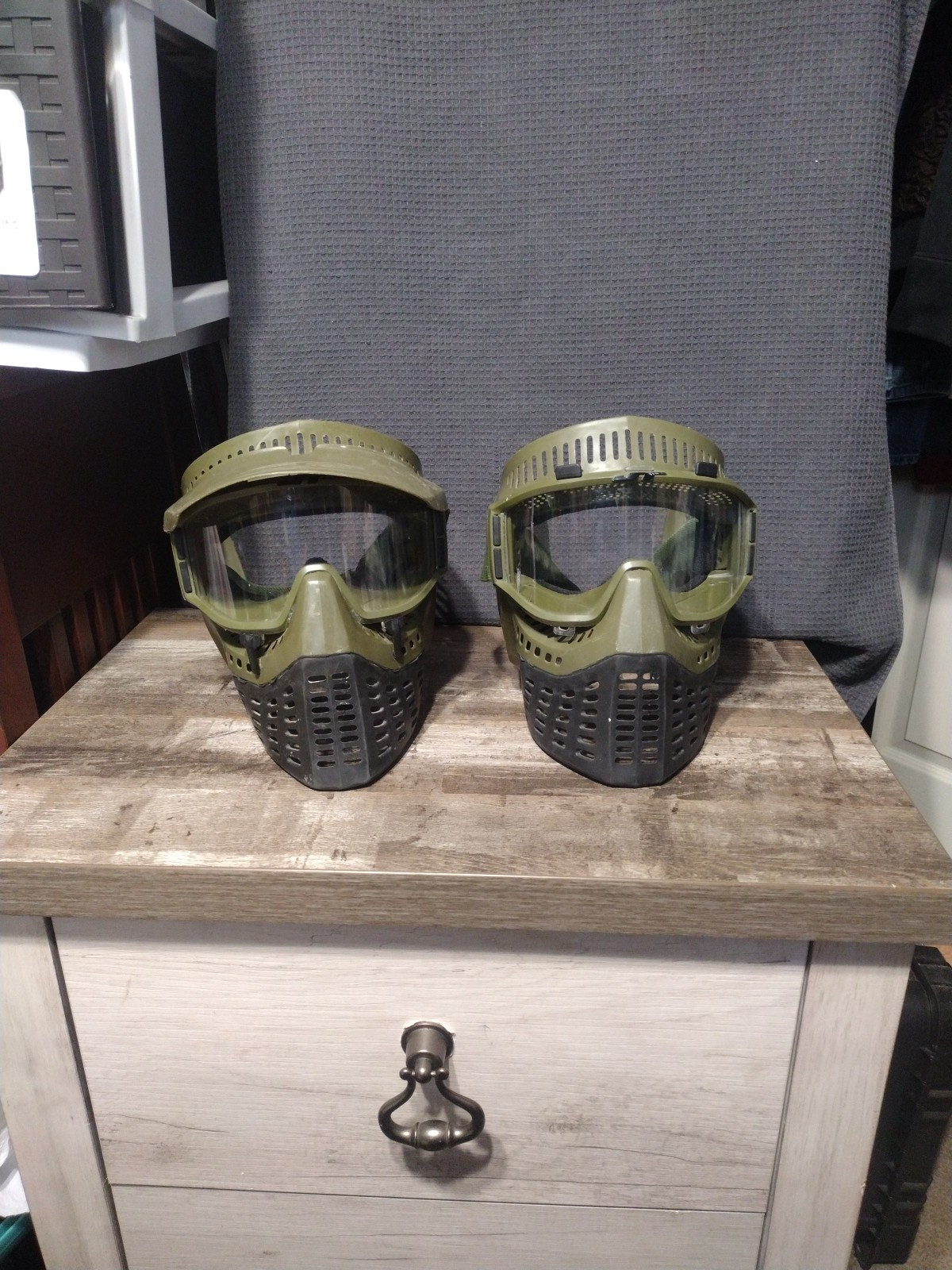 Vintage 2  Jt X-fire Paintball Mask  Full Cam 1 100% Complete. #2 Incompleit