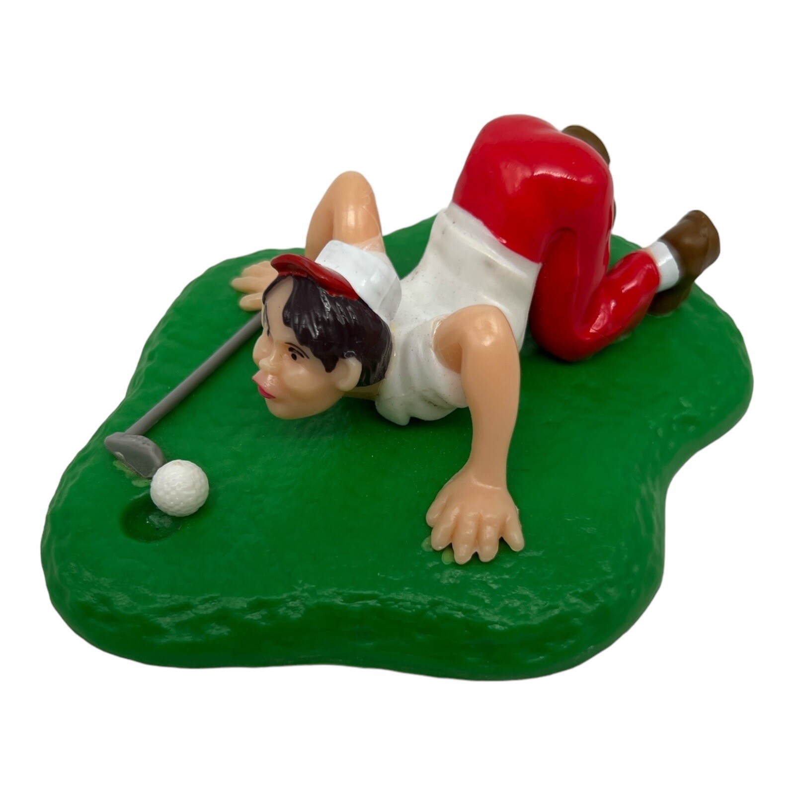 VTG Wilton 1978 Male Golfer Silly Putting Blow Hole Cake Topper