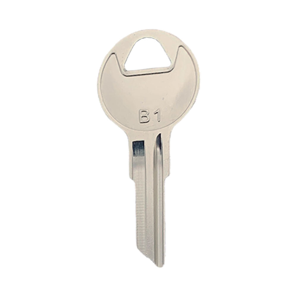 B1, 1098M, L1098M Briggs Cabinet Key Blank Nickel