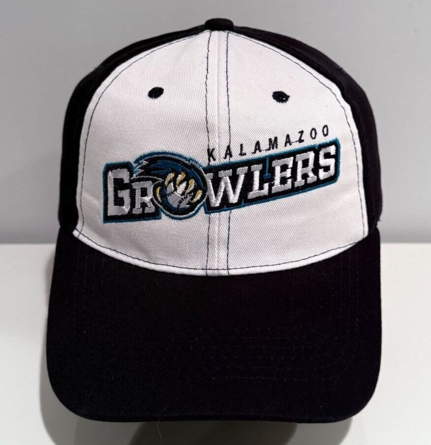 Kalamazoo Growlers Stadium Giveaway Strapback Adjustable Hat Navy/White