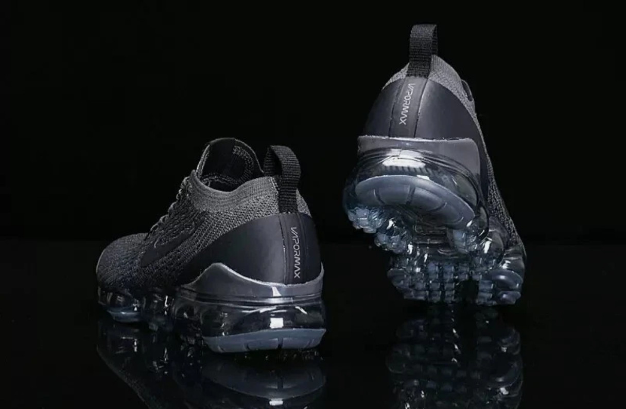 Nike Air VaporMax Flyknit 3 Grey/Black Men's Air Cushion Shoes US Size 8-11