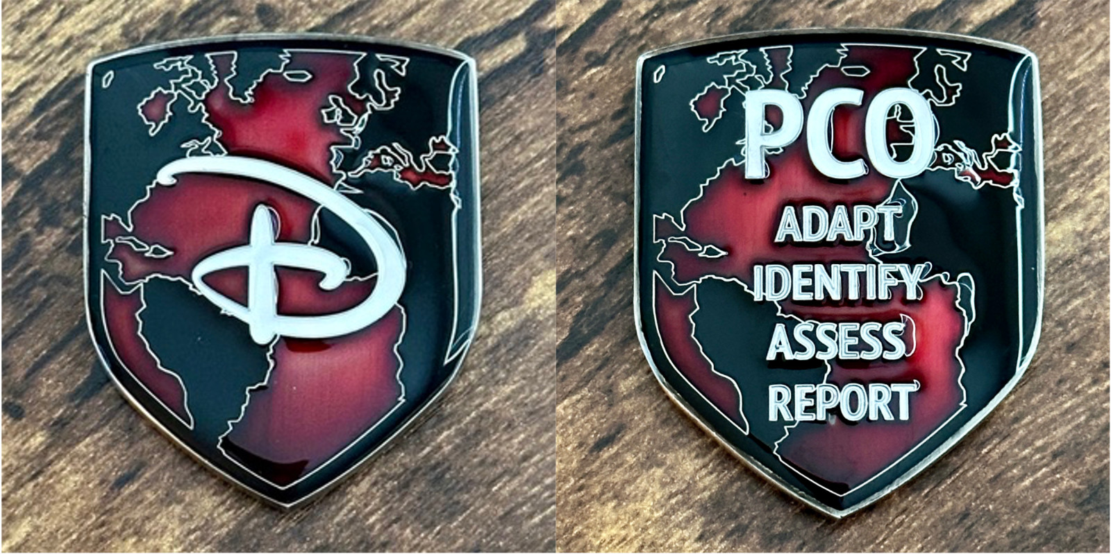 LAST ONE! Walt Disney Company World Police PCO Global Security Challenge Coin