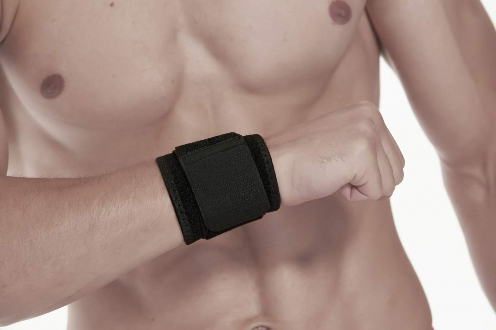 2 Pack Wrist Brace Adjustable Support Straps 2 Count (Pack of 1)