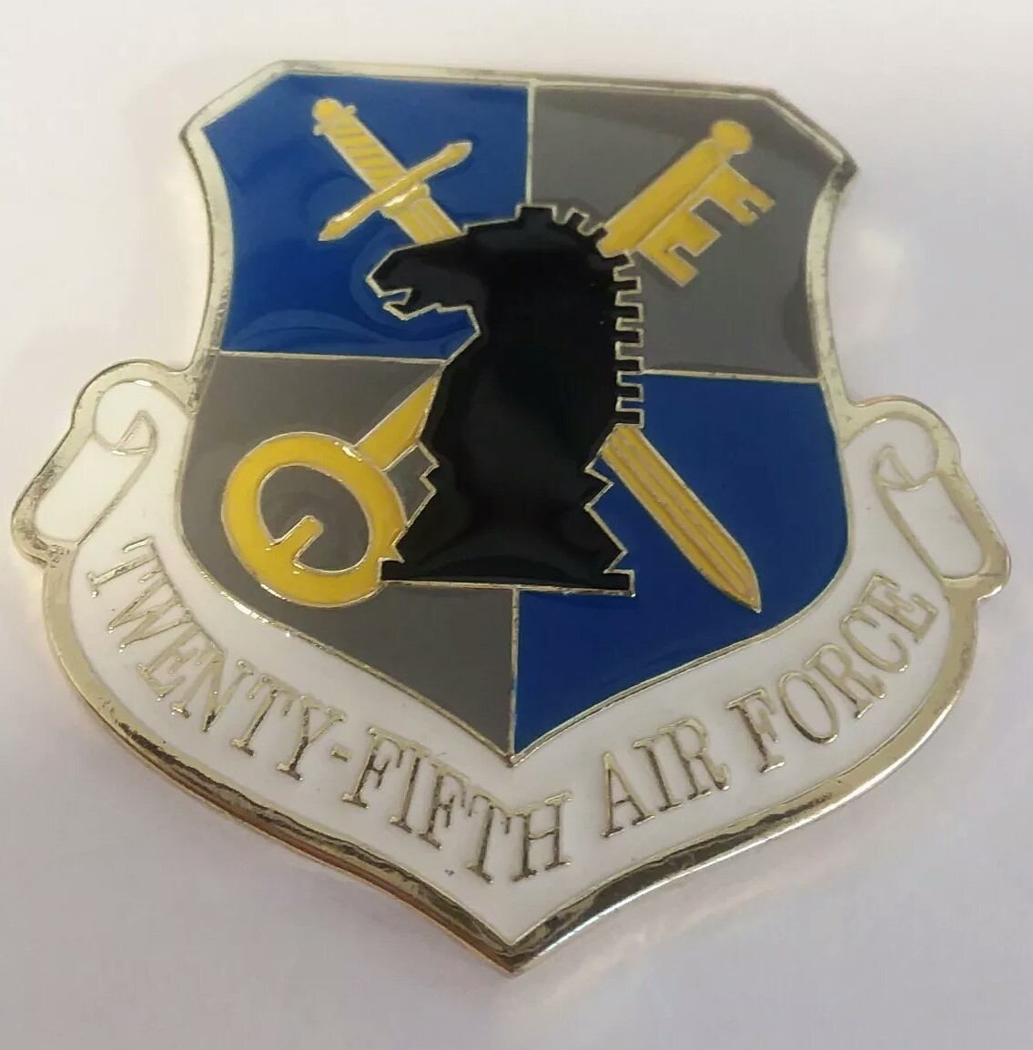 USAF 25th Twenty-Fifth Air Force Intelligence Challenge Coin (1 3/4 inch)