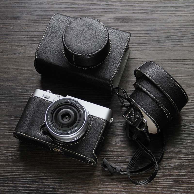 For Fujifilm X-E5 XE5 Camera Bag Protection Dock Case Base Leather Cover Shell