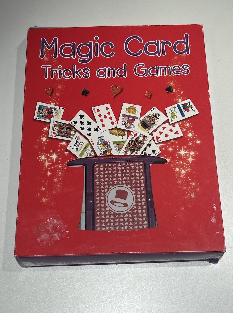 Magic Card Tricks & Game SET KIT + Tutorial Book 142 CARDS Fun for Kids Children