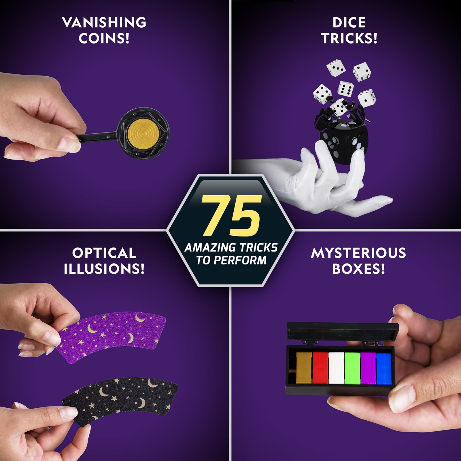 National Geographic Mega Magic Kit with 75+ Tricks for One Size, Multicolor