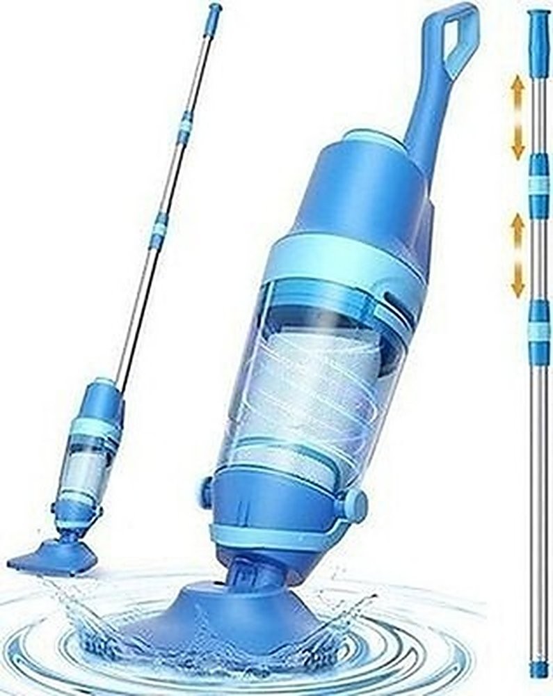 Swolace Cordless Pool Vacuum Inground Above Ground 23.8GPM Telescopic #R035