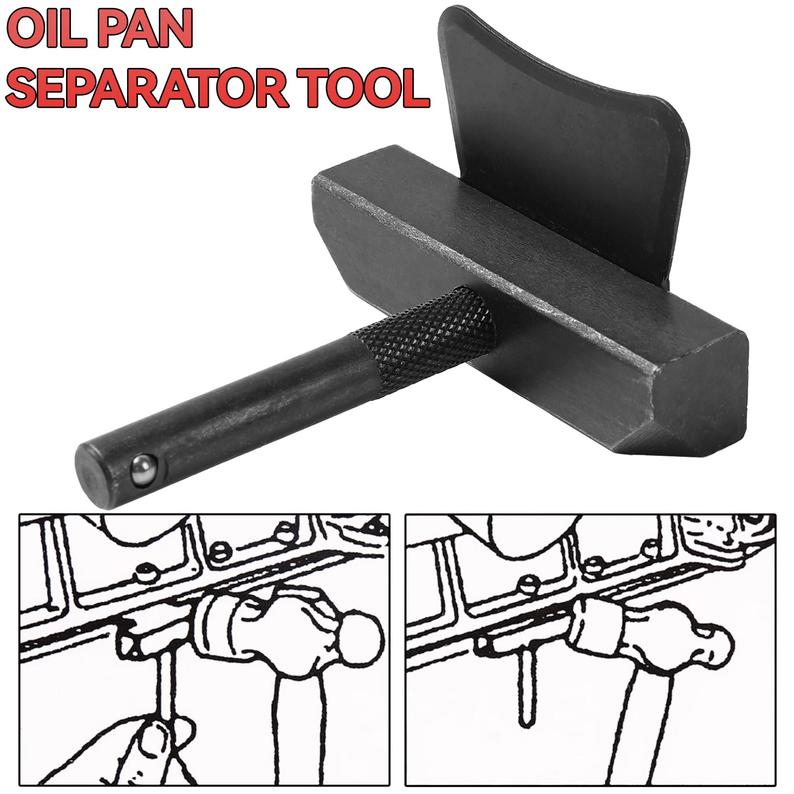 Engine Transmission Oil Gasket Seal Remover Pan Separator Car Tool Cutter Steel