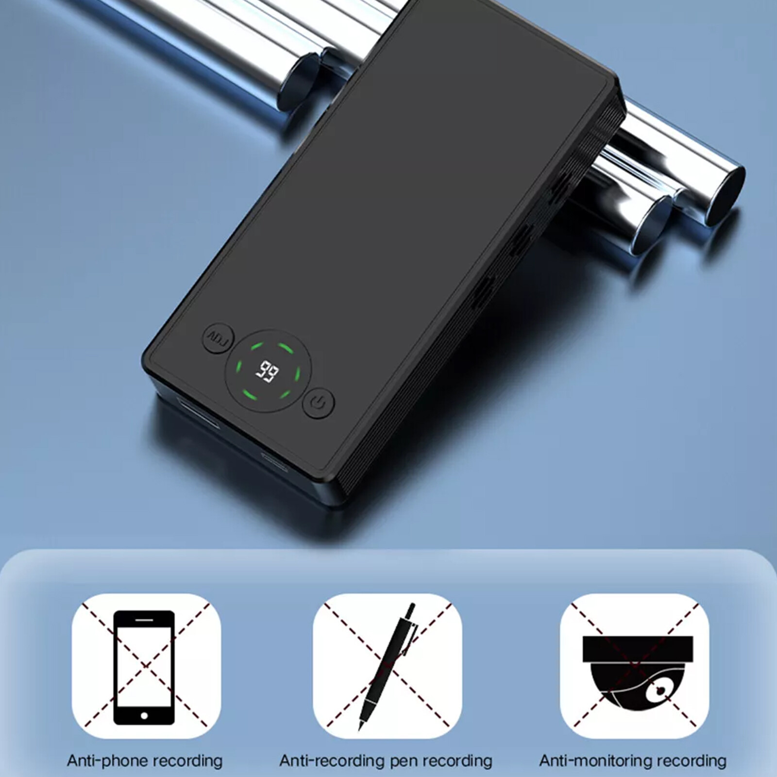 Portable Handheld Interference Shield Device Device Anti-eavesdropping New