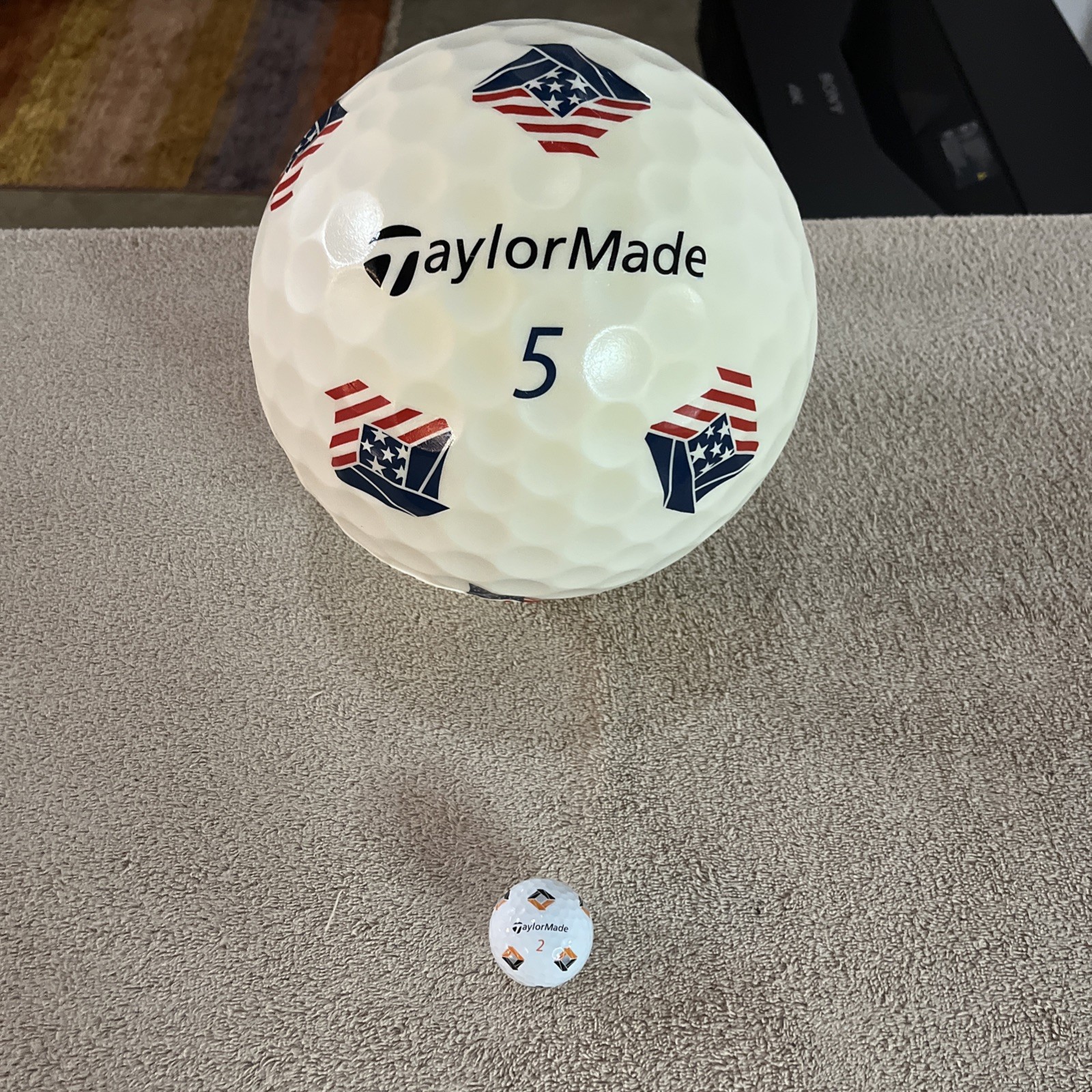 Rare Taylormade TP5 USA PIX Huge Foam 10” Golf Ball, Never Released Ships Today!