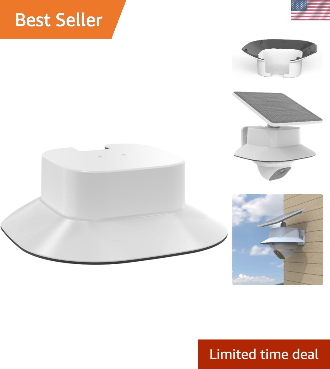 Lightweight Rain Cover for Eufy SoloCam E30/E42 & 4G LTE Cam S330 - Easy Install