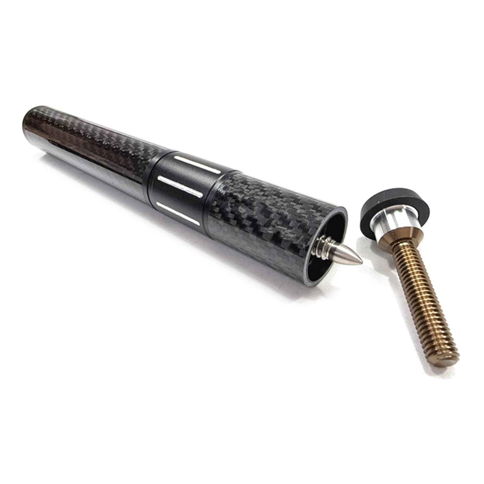 Carbon Fibers Billiards Pool Cue Butt End Extension Extender Accessories