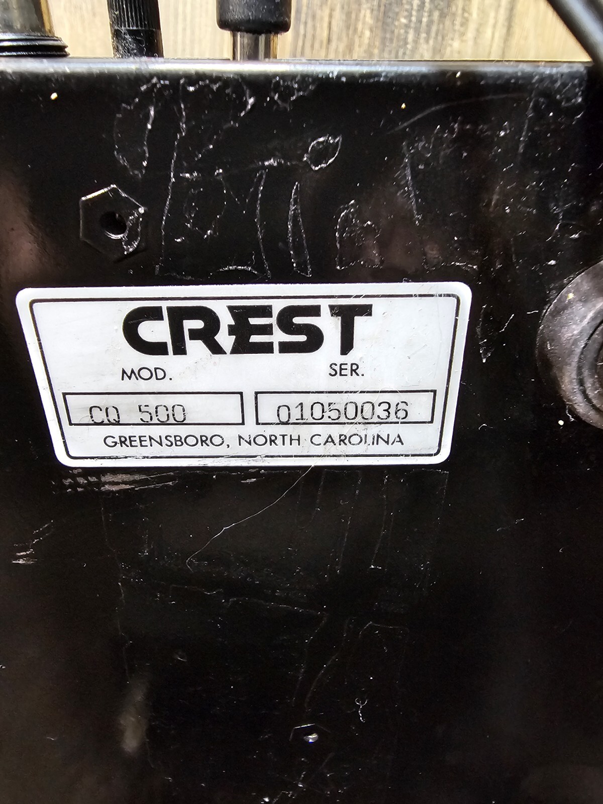 Crest CQ-500 B/W Real Time Quad Screen Compressor
