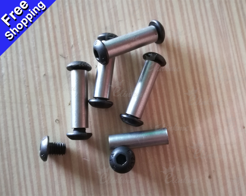 16.4mm  to 24.5mm  Knife Handle hex Screws Suitable for 5mm hole black screws