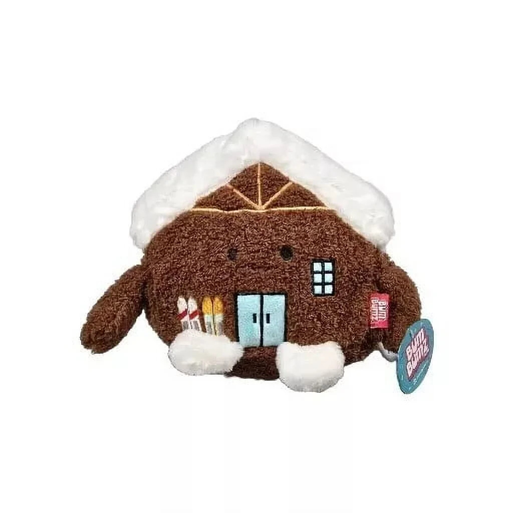 BUM BUMZ Chrissy Ski Lodge Cabin Plush 7.5" Bean Bag Stuffed Toy Russ Snow Cap